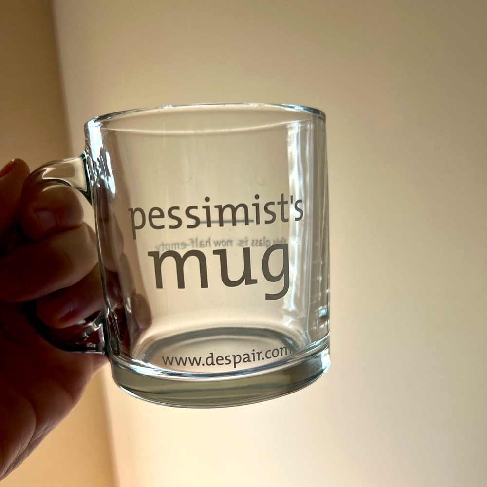 Glass mug
